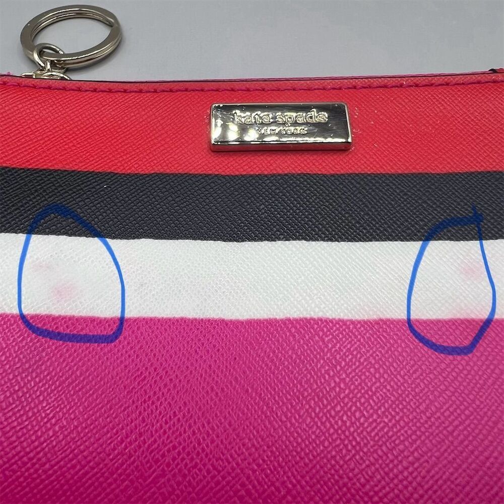 Kate Spade New York Laurel Way Bonita Stripe Bitsy WLRU4892, Card Case Wallet - Picture 8 of 8
